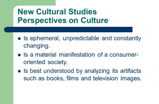 Cultural Studies Perspectives on International Communication