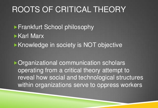 Critical Theory - International Communication